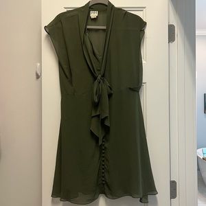 Haute Hippie Crepe de Chine mini dress